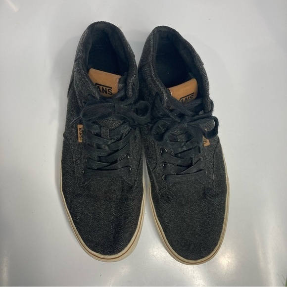 Vans Men’s Hightop trainers dark gray size 9 - Picture 5 of 7